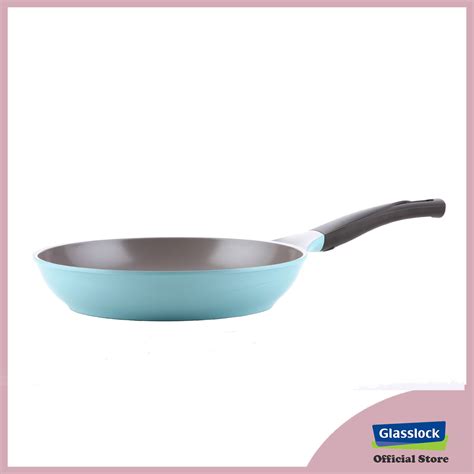 Chef Topf by Glasslock La Rose 28cm Frying Pan (Blue).